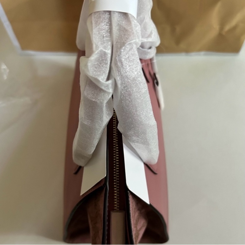 NWT  Michael  kors Soft Real Leather Satchel ,Rose Color - Picture 7 of 7